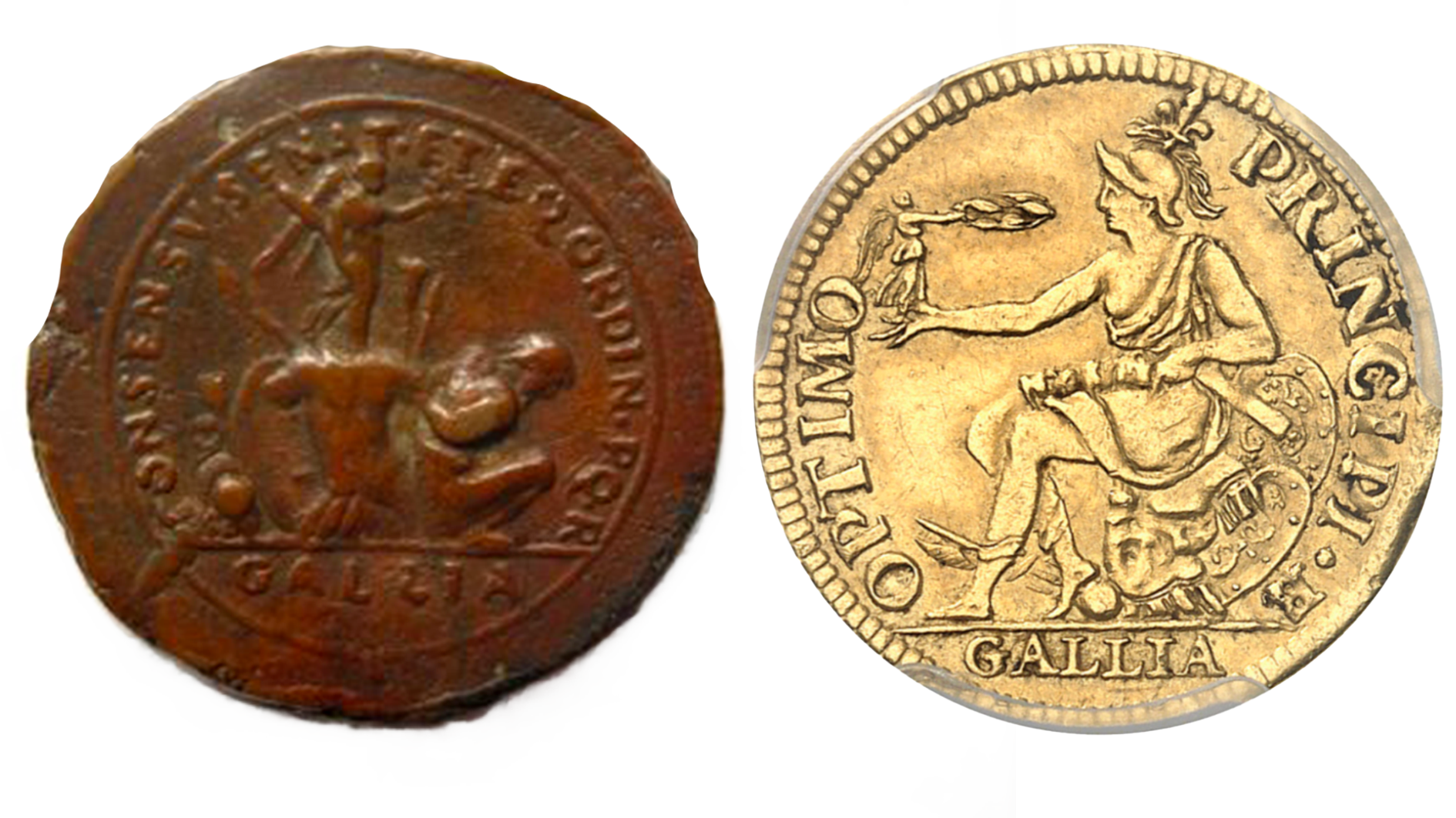 Reproduction : GALLIA CESAR OPTIMO